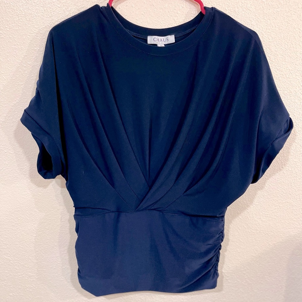 Navy blue blouse